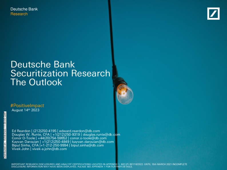 证券化研究展望