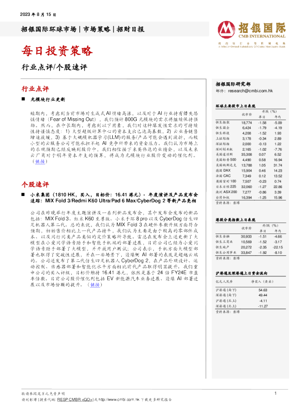 招财日报