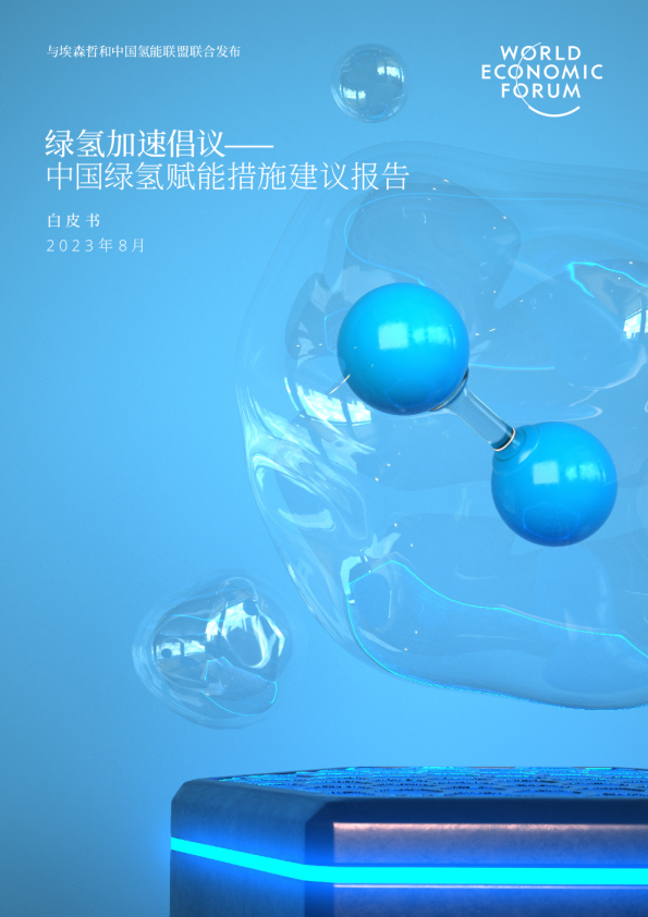 中国绿氢赋能措施建议报告