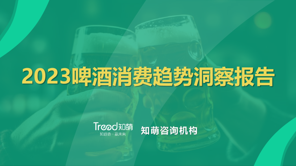 2023啤酒消费趋势洞察报告