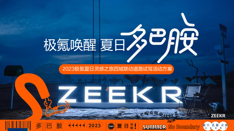 2023极氪夏日灵感之旅四城联动道路试驾活动方案