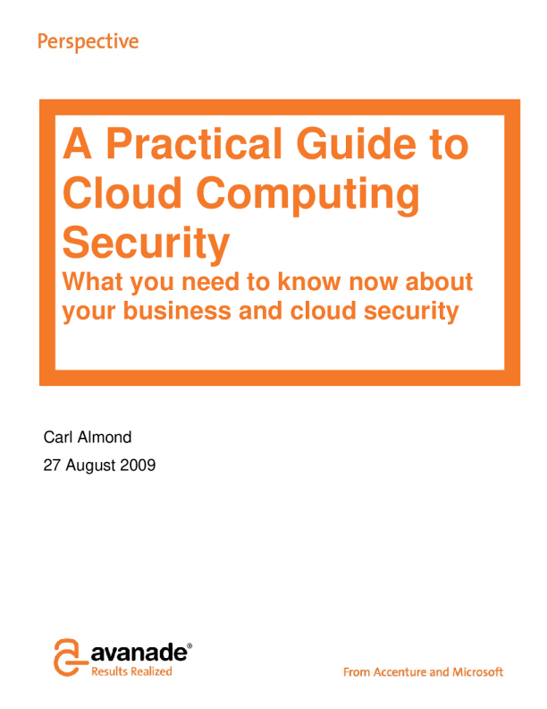 云计算安全实用指南