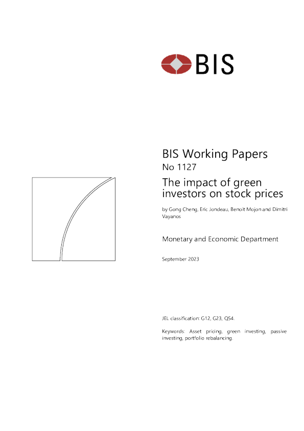 绿色投资者对股票价格的影响