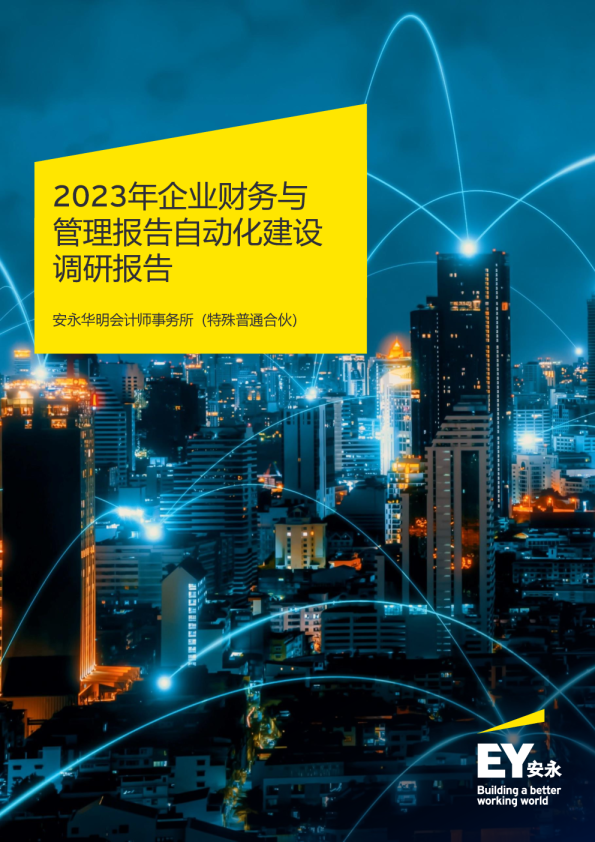 2023年企业财务与管理报告自动化建设调研报告