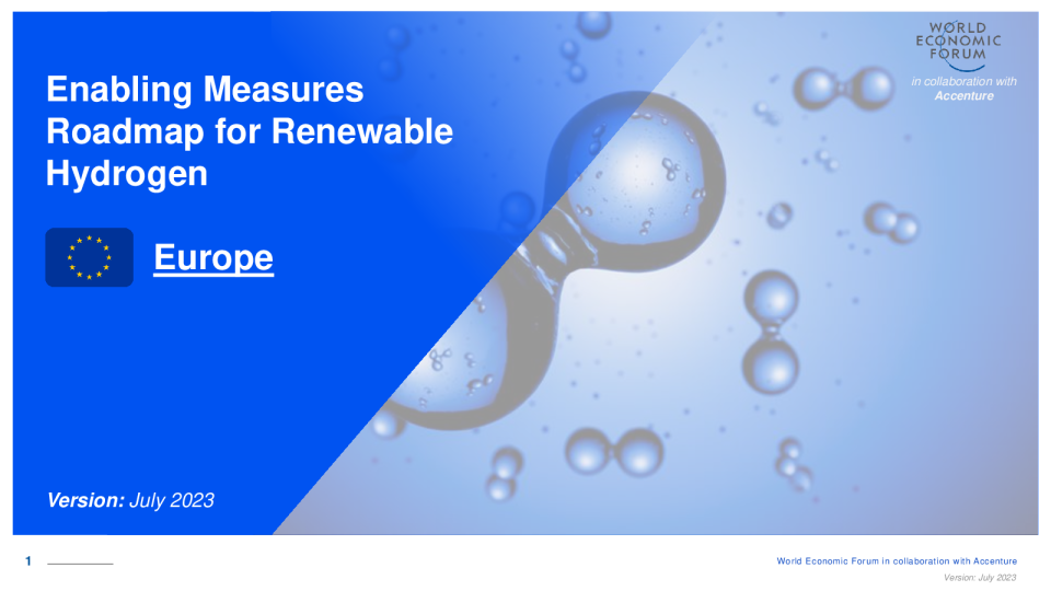 欧洲可再生氢的支持措施路线图