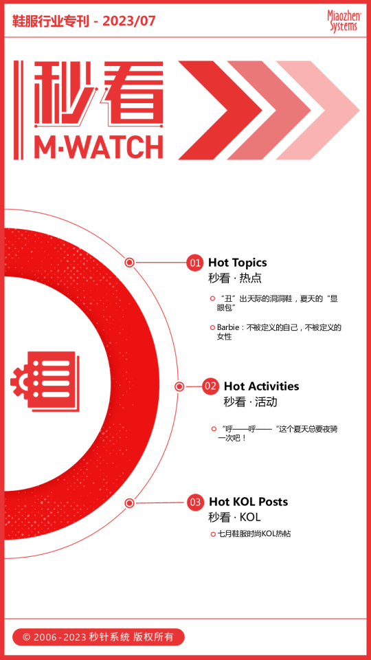 2023年7月刊秒看·鞋服行业专刊
