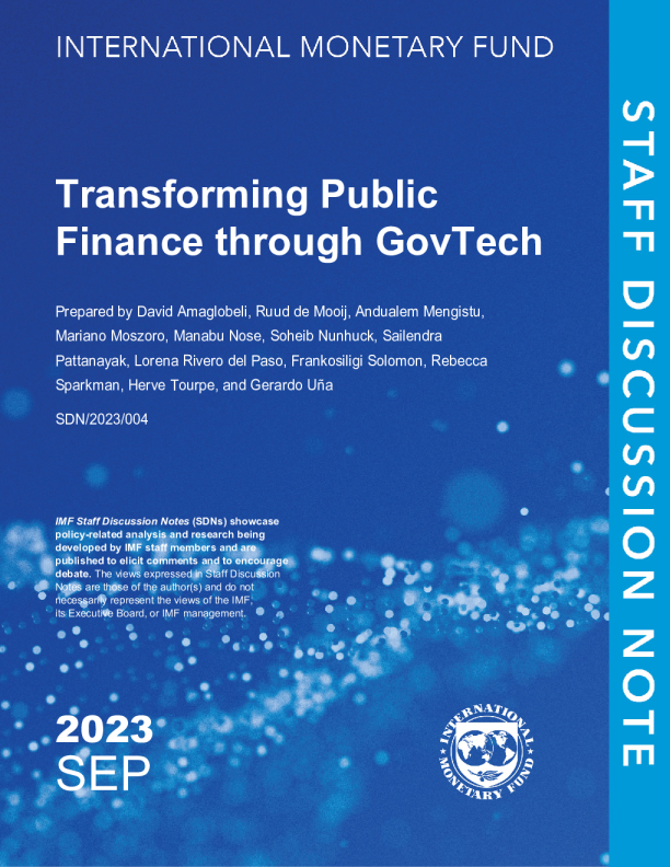 通过 GovTech 转变公共财政