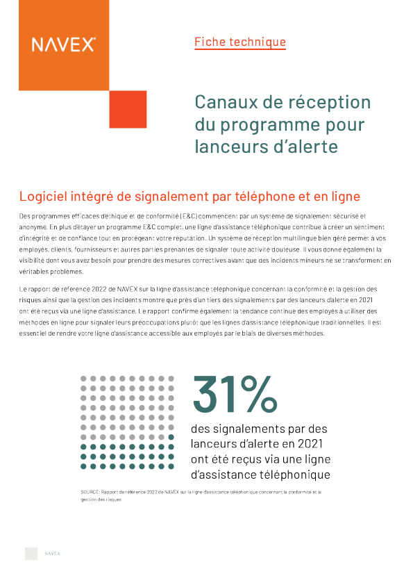 Canaux de r é ception du programme Speak - up
