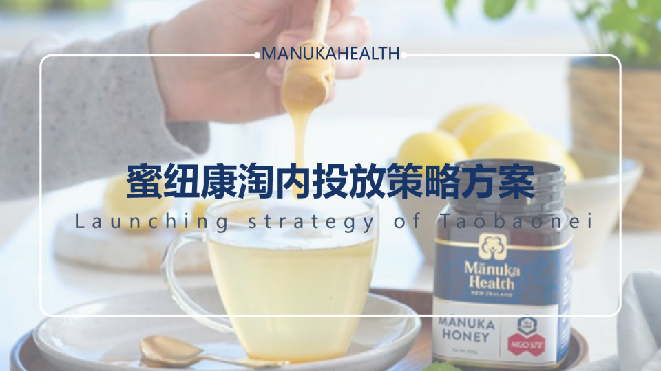 蜜纽康淘内投放方案