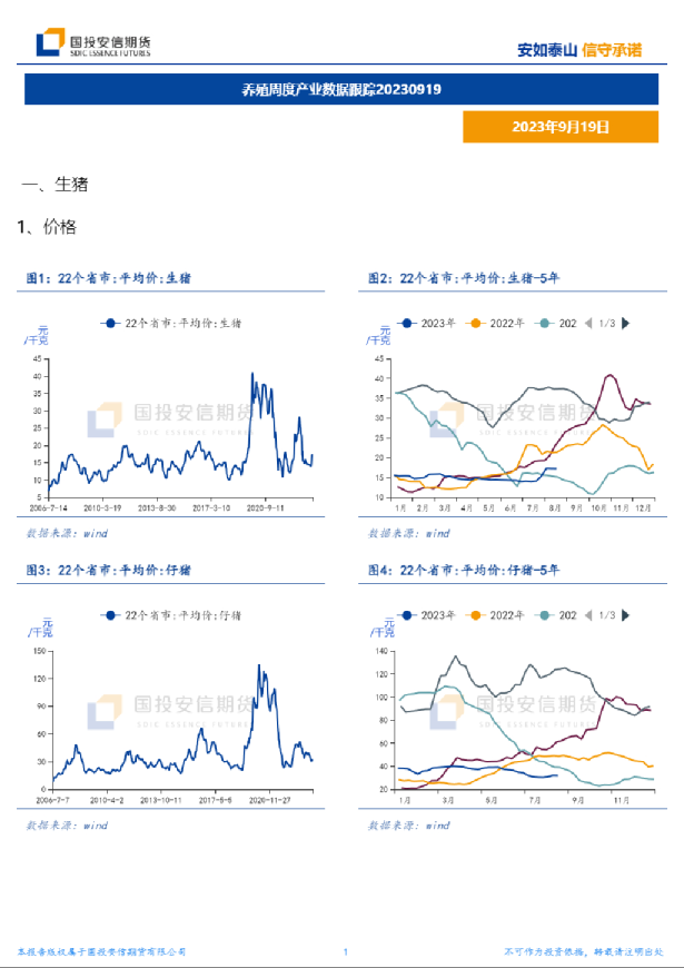 养殖周度产业数据跟踪
