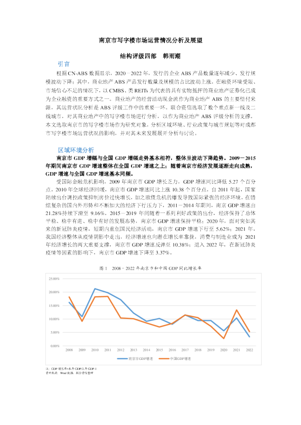 南京市写字楼市场运营状况分析及展望