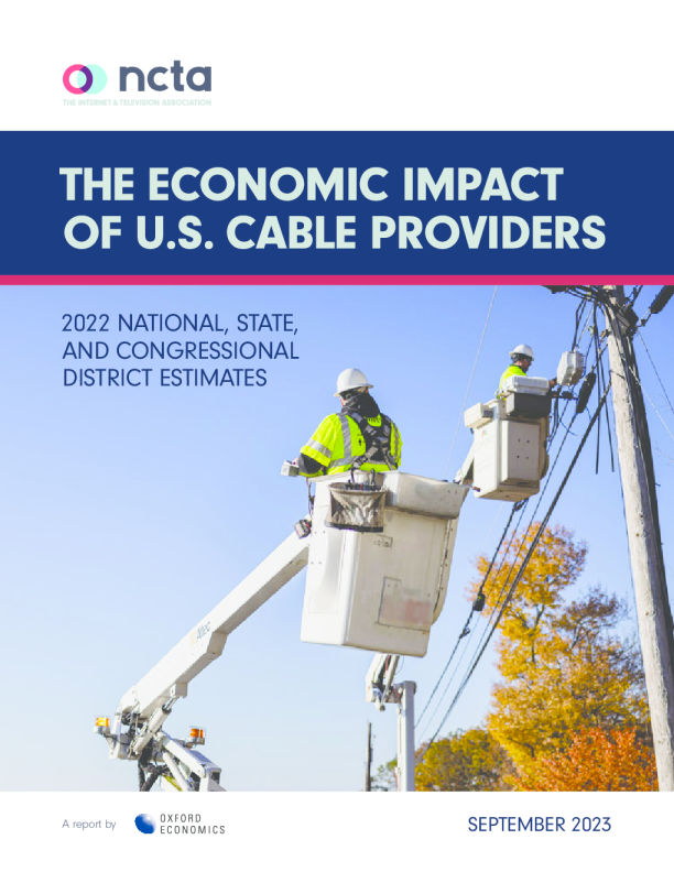 美国有线电视提供商的经济影响2023