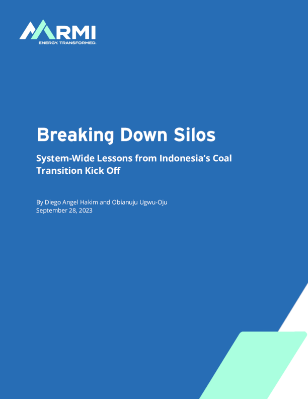 打破筒仓 ： 印度尼西亚煤炭转型启动的教训