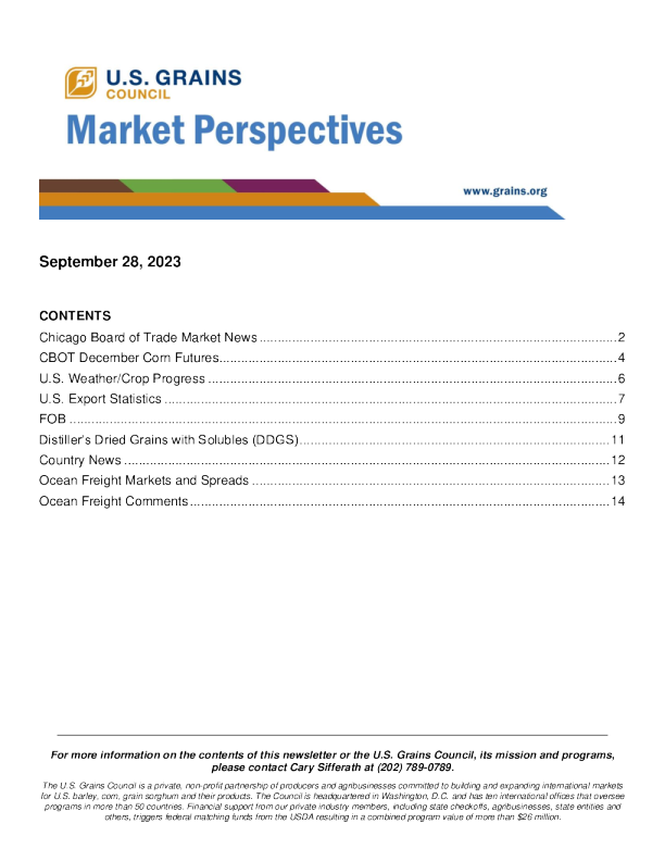 市场展望——2023年9月28日