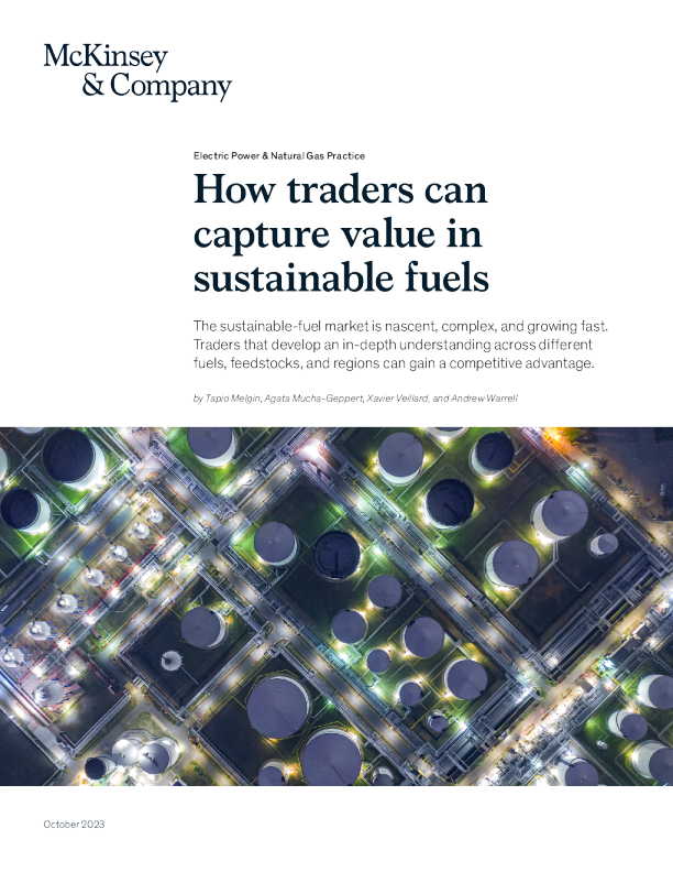 贸易商如何在可持续燃料中获取价值