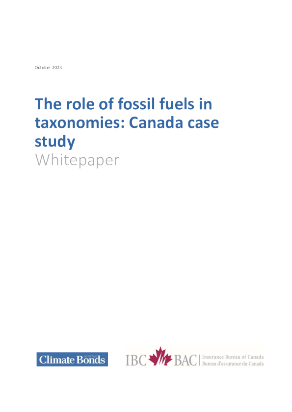 化石燃料在分类学中的作用：加拿大案例研究