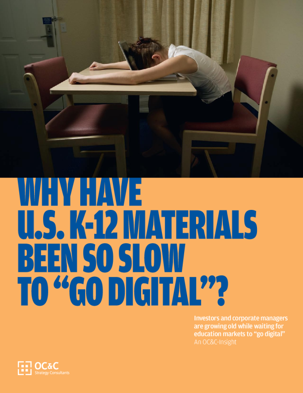 为什么美国的 K - 12 材料 “数字化 ” 进展如此缓慢 ?