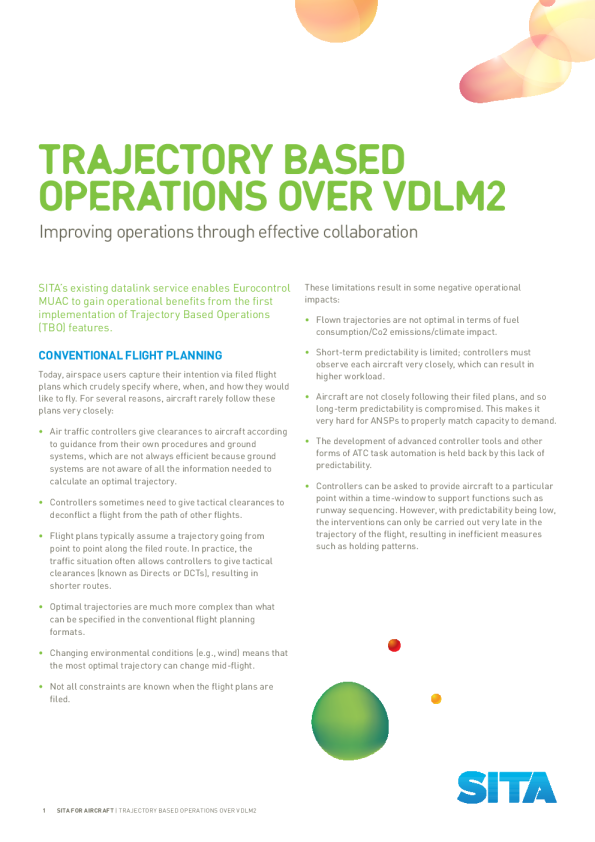 VDLm2 上基于轨迹的操作