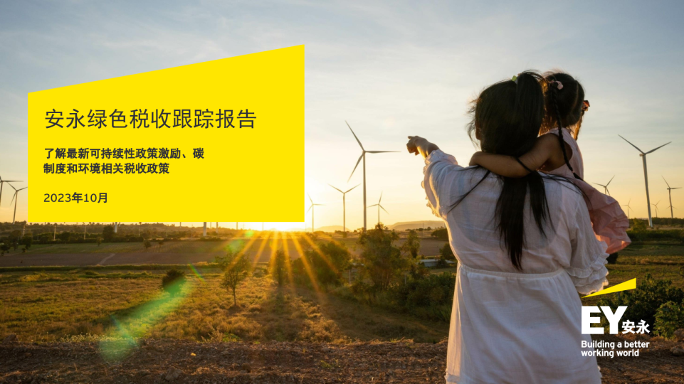 安永绿色税收跟踪报告(中文版)