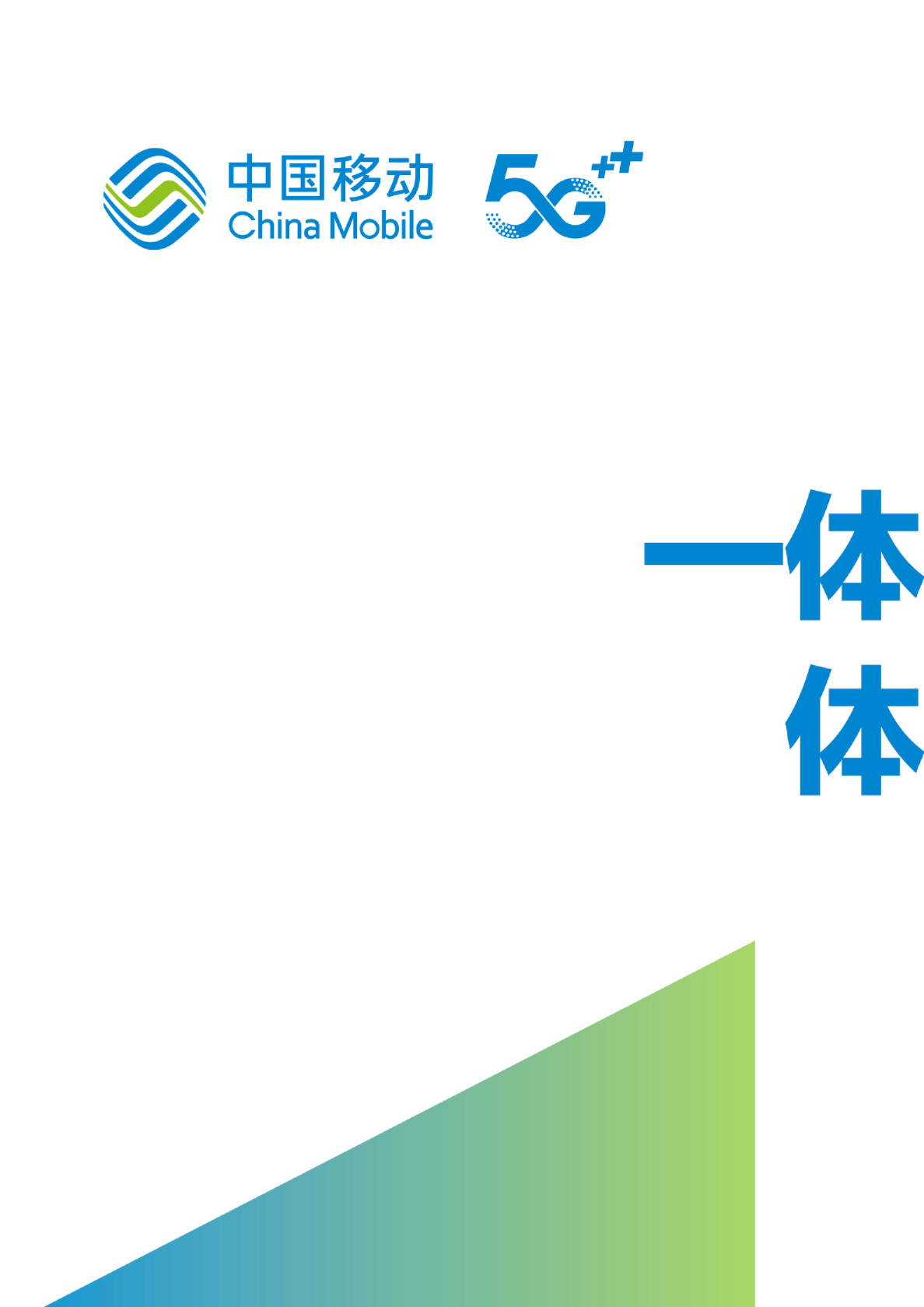 中国移动一体化政务大数据体系建设白皮书