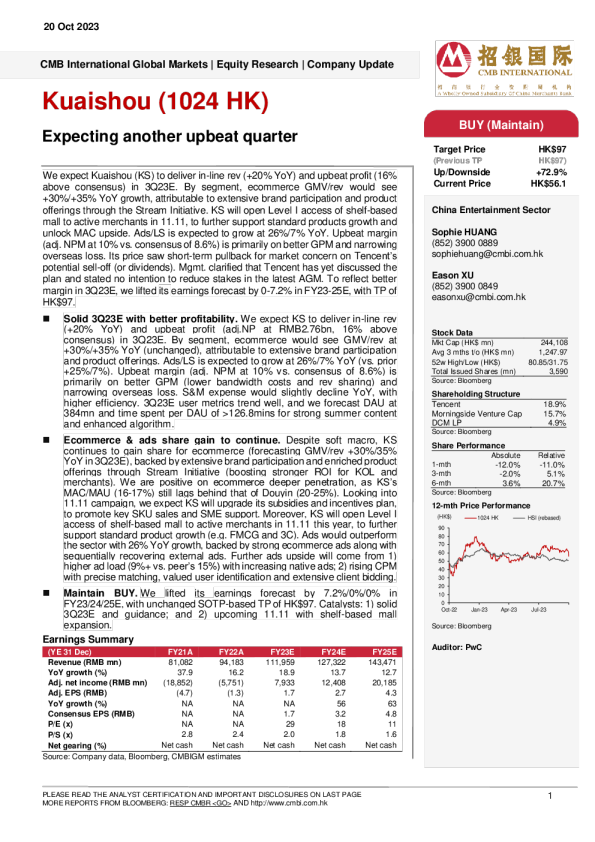 期待另一个乐观的季度