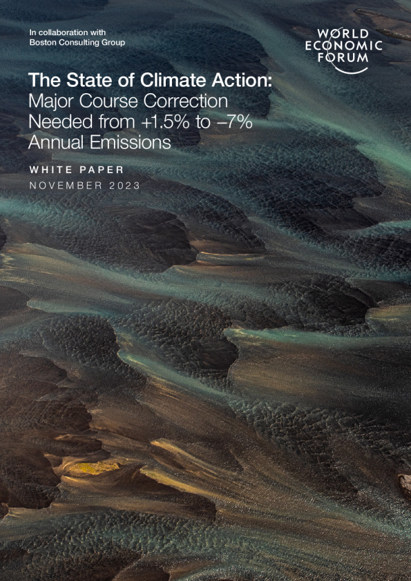 气候行动状况：需要将年排放量从+1.5%调整到7%