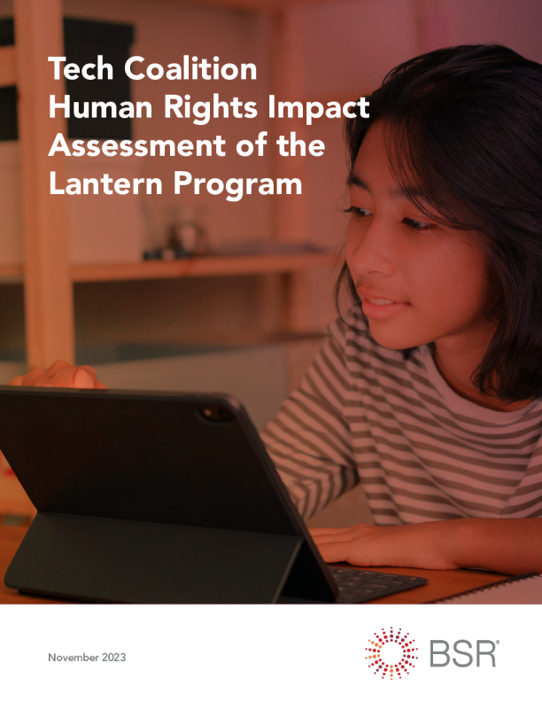 技术联盟对灯笼计划的人权影响评估