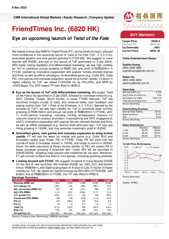- 着眼于即将推出的命运的扭曲