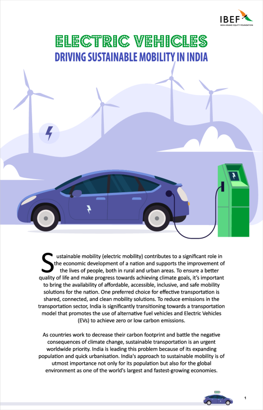 Electric Vehicles Driving Sustainable Mobility In India