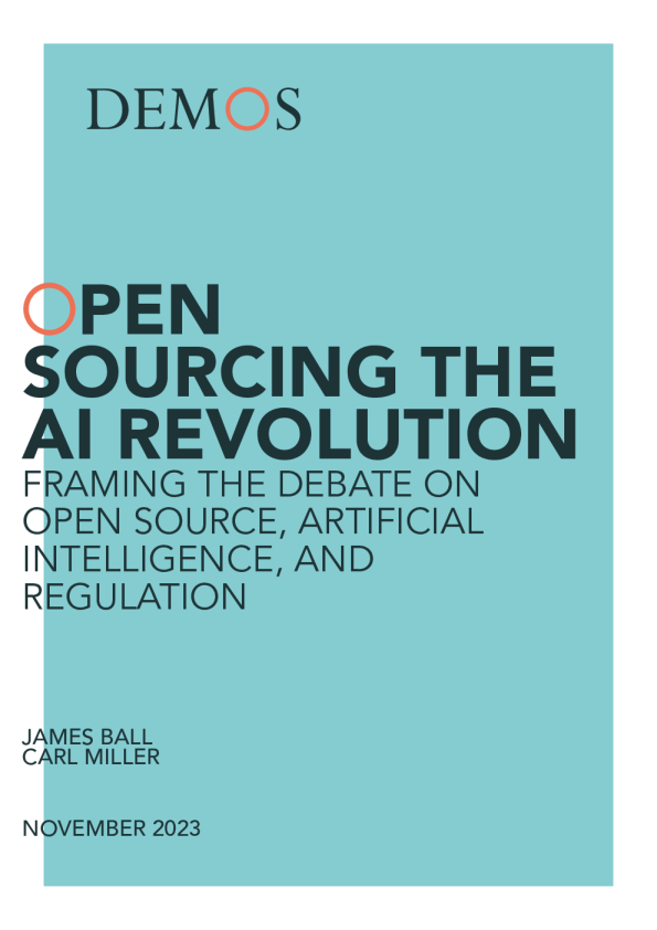开放源代码的人工智能革命：开放源代码、人工智能和监管的辩论框架