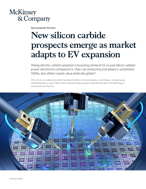 电动汽车市场规模扩大碳化硅前景可期2023英文