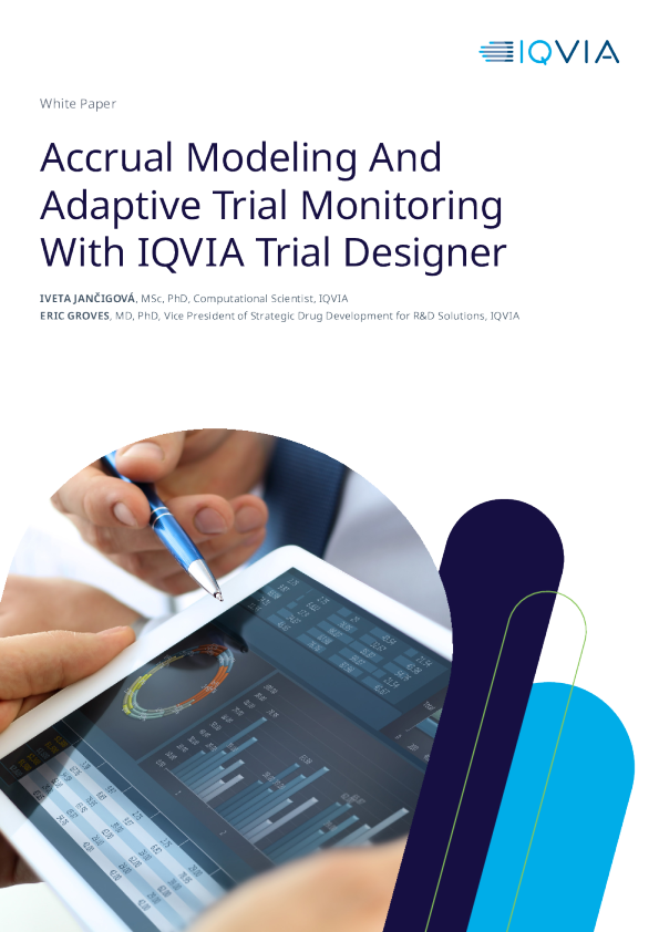 试用设计器的应计建模和自适应试用监控