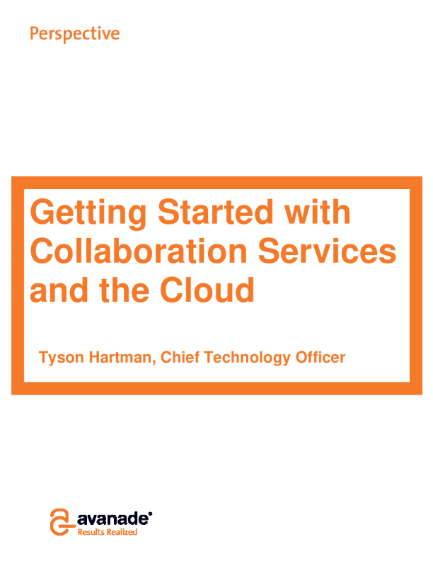 开始使用协作服务和云