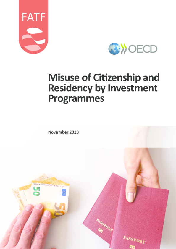 金融行动特别工作组投资方案滥用公民身份和居留权