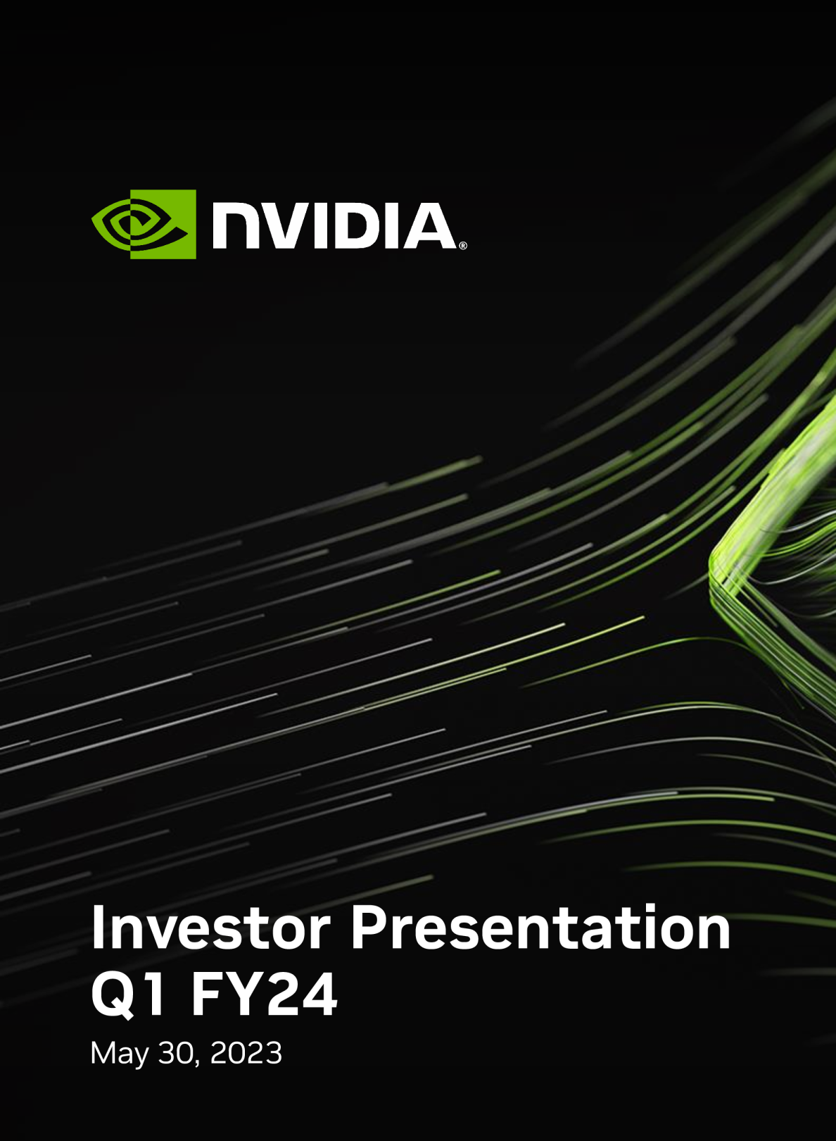 英伟达投资者简报2024财年第一季度英