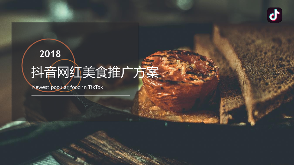 2018抖音网红美食营销推广方案【抖音】