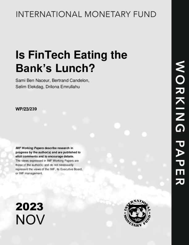 FinTech 正在吃银行的午餐吗 ？