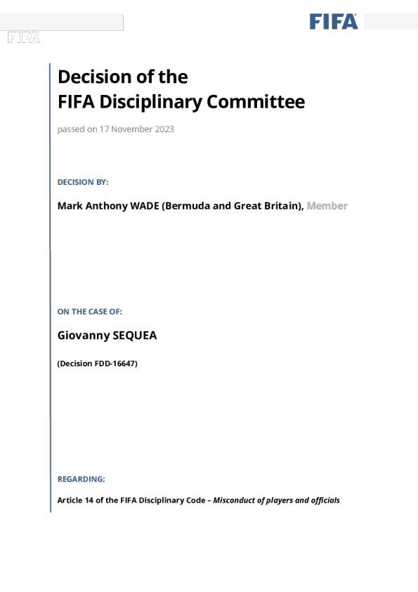 Giovanny Sequera 先生