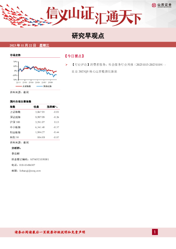 研究早观点
