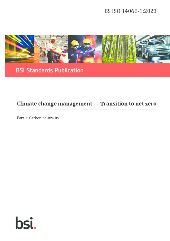  2023气候变化管理 向净零的过渡 第1部分：碳中和