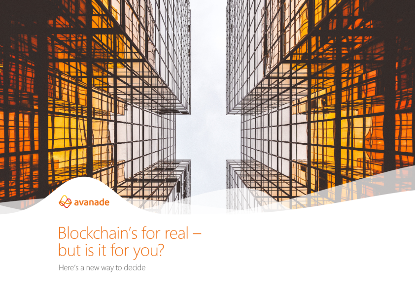 区块链是真实的 ， 但它适合你吗 ？