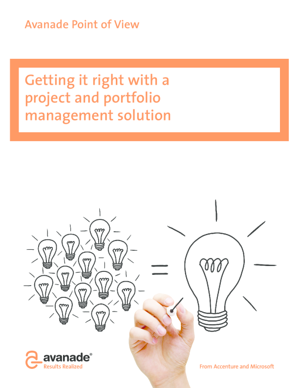 正确使用项目和项目组合管理解决方案