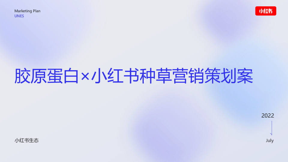 UNES优理氏小红书营销策划案