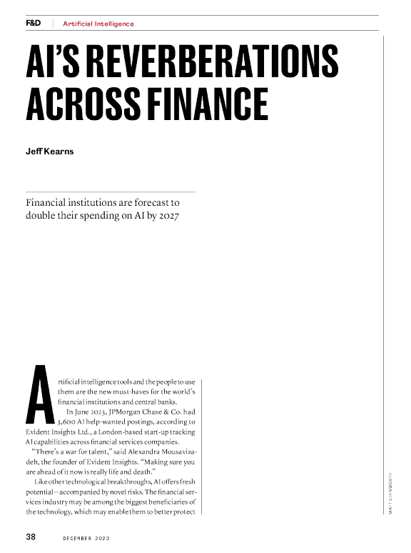 AI 在金融领域的混响
