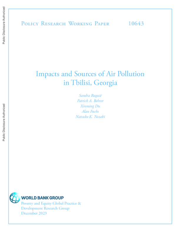 格鲁吉亚第比利斯空气污染的影响和来源