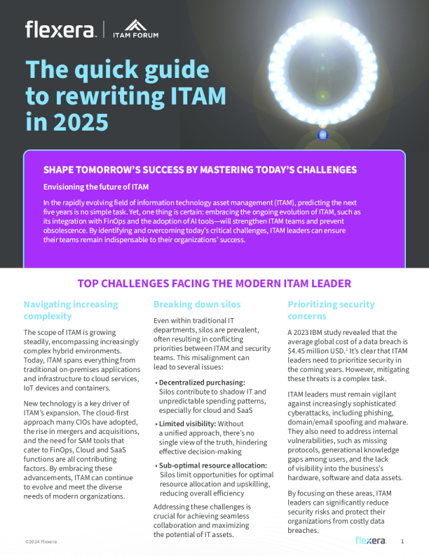 2025年用FinOps重写ITAM的快速指南