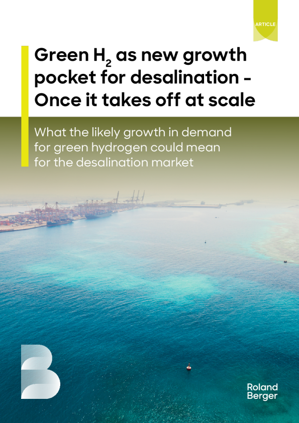 绿色氢作为海水淡化的新增长口袋 - 一旦大规模起飞
