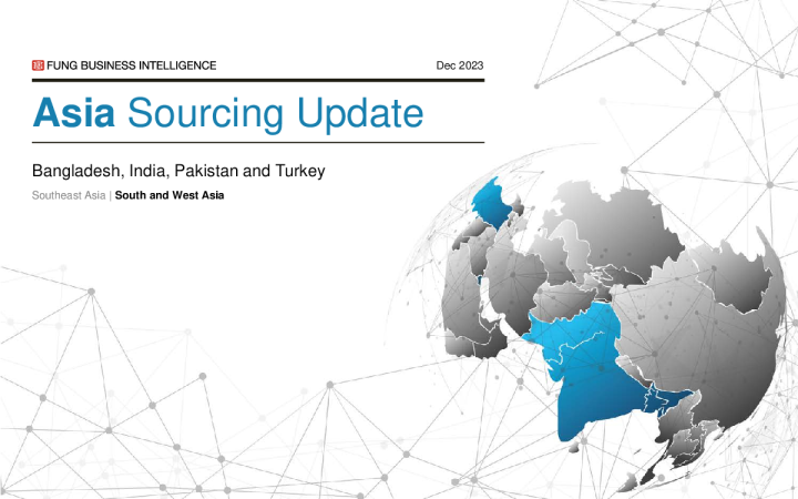 亚洲采购报告: 南亚及西亚 (2023年12月)