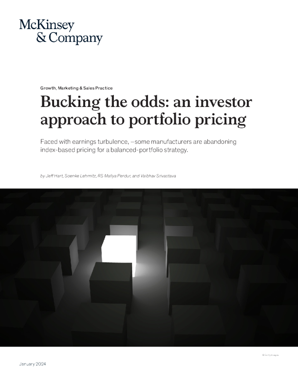 逆势而上 ： 投资组合定价的投资者方法