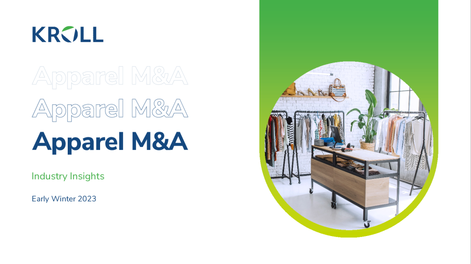 服装并购行业洞察 - 2023 年初冬